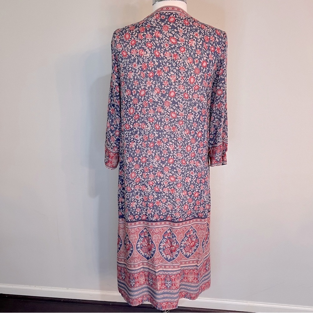 Spell & The Gypsy Collective Jasmine Duster Kimono Boho Floral Maxi Cardigan OS - Picture 4 of 11
